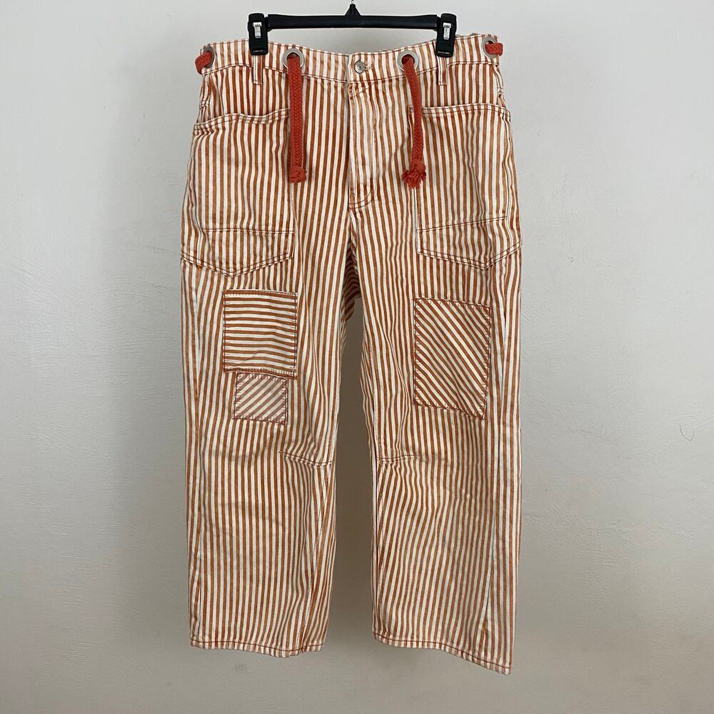 We The Free - Free People Moxie Railroad Low-Slung Jeans - Citrus - Size 31